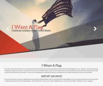 Iwantaflag.com(I Want A Flag) Screenshot