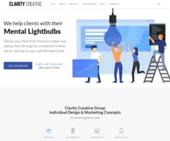 Iwantclarity.com(Clarity Creative Group) Screenshot