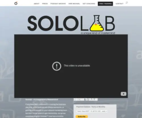 Iwantsololab.com(2019 Sololab Membership Page) Screenshot