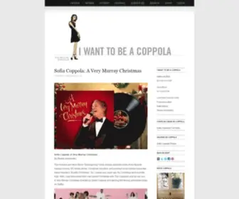Iwanttobeacoppola.com(I Want To Be A Coppola) Screenshot