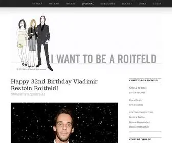 Iwanttobearoitfeld.com(I Want To Be A Roitfeld) Screenshot