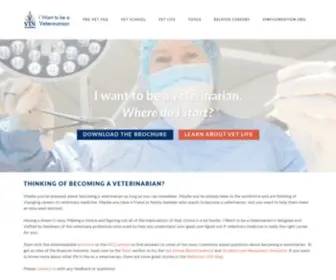 Iwanttobeaveterinarian.org(I Want to be a Veterinarian) Screenshot