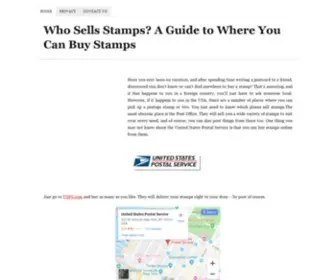 Iwanttobuystamps.com(Who Sells Stamps) Screenshot