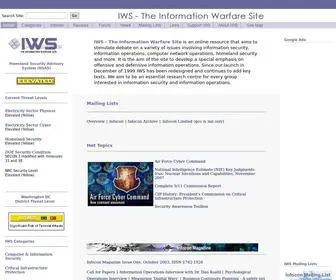 Iwar.org.uk(IWS is an online resource) Screenshot