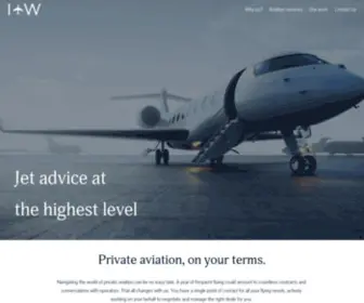 Iwaviation.com(Independent Private Aviation Advisors) Screenshot