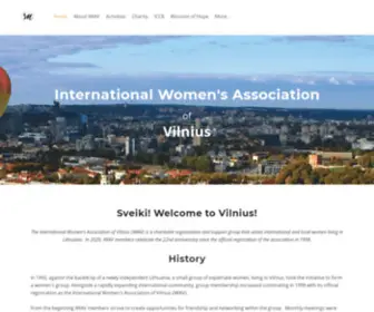 Iwavilnius.com(International Women's Association of Vilnius) Screenshot