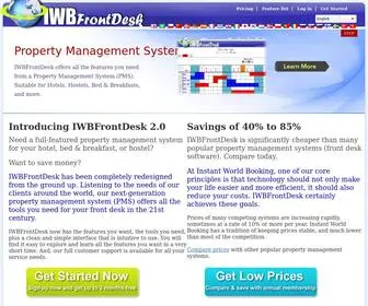 Iwbfrontdesk.com(Property Management System for hotels) Screenshot