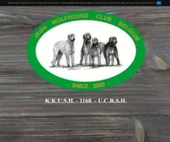 IWCB.be(Irish Wolfhound Club Belgium) Screenshot