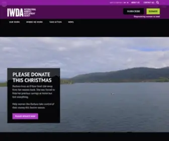 Iwda.org.au(International Women's Development Agency) Screenshot