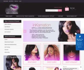 Iweavehair.com(Buy Virgin Human Hair Extensions) Screenshot