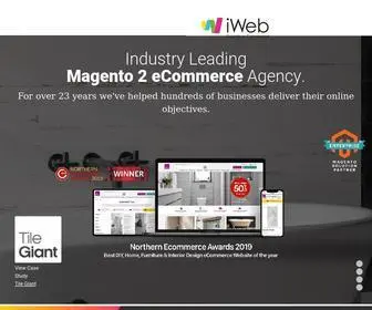 Iweb.co.uk(Magento eCommerce Agency) Screenshot