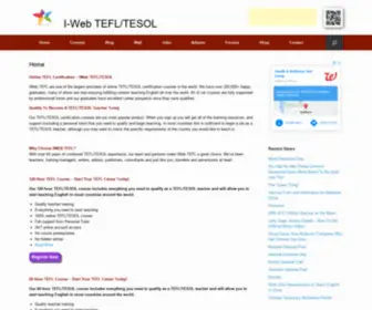 Iwebtefl.com(IWeb TEFL) Screenshot