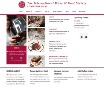 IWFS.co.uk(Fine Wine and Food events) Screenshot