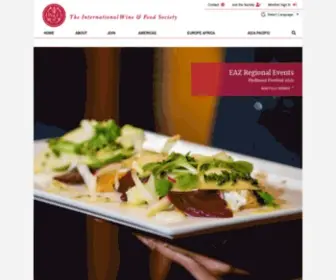 IWFS.org(The International Wine & Food Society (IW&FS)) Screenshot