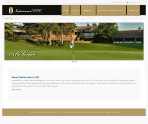 IWGCC.com(Indianwood Golf & Country Club) Screenshot