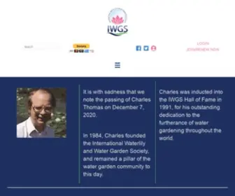 IWGS.org(International Waterlily & Water Gardening Society) Screenshot