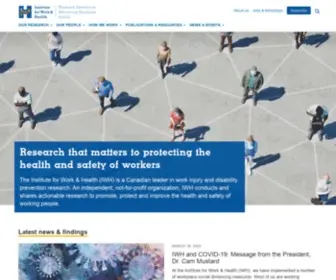 IWH.on.ca(Institute for Work & Health) Screenshot