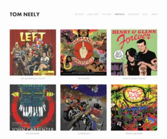 Iwilldestroyyou.com(Tom Neely) Screenshot