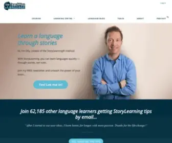 Iwillteachyoualanguage.com(Learn A Language Through Stories) Screenshot