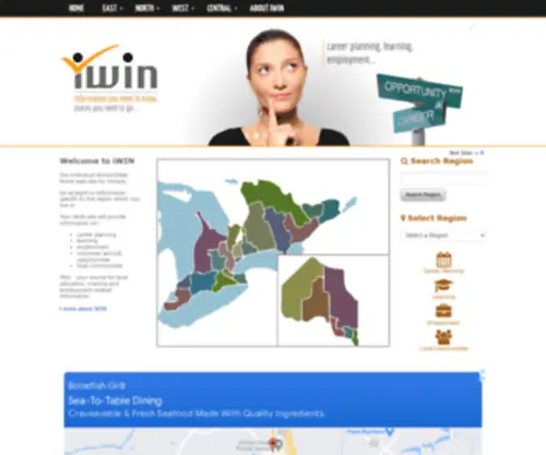 Iwin.on.ca(Individual WorkInfoNet (iWIN)) Screenshot