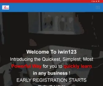 Iwin123.com(Win with IWIN) Screenshot