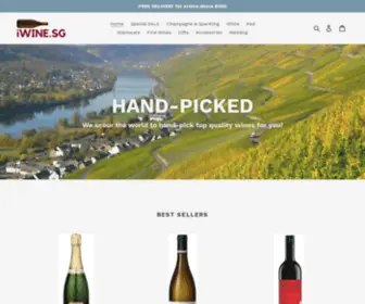 Iwine.sg(Buying wines have never been so easy and rewarding) Screenshot