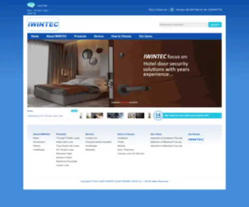Iwintec.com(WINTEC ELECTRONIC TECH CO) Screenshot