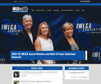 Iwlca.org(Intercollegiate Women's Lacrosse Coaches Association) Screenshot