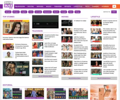 Iwmbuzz.com(Indian Television News) Screenshot