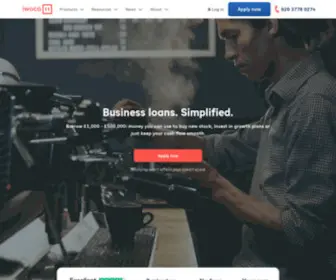 Iwoca.co.uk(Business Loans) Screenshot