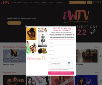 Iwoman.tv(Splash Page) Screenshot