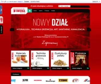 Iwona.com.pl(IWONA Centrum Budowlane) Screenshot