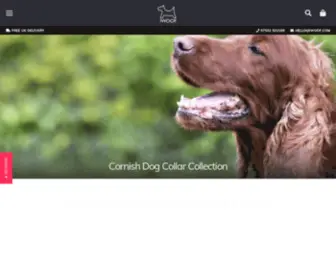 Iwoof.com(Designer Dog Collars and Leads) Screenshot