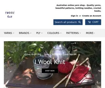 Iwoolknit.com.au(I Wool Knit) Screenshot