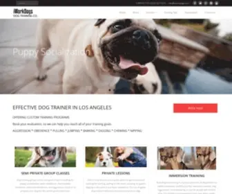 Iworkdogs.com(IWorkDogs Dog Training Co) Screenshot