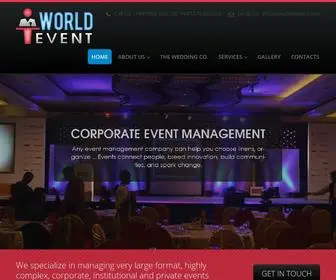 Iworldevent.co.in(Iworld Event London and Mumbai) Screenshot