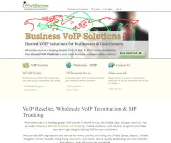 Iworldservices.com(VoIP Reseller) Screenshot