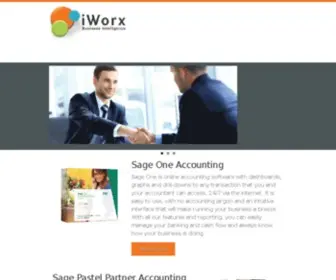 Iworx.co.za(IWorx is an Accounting & Payroll software specialist company) Screenshot