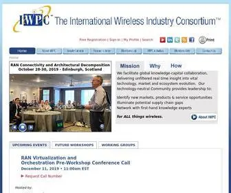 IWPC.org(The International Wireless Industry Consortium) Screenshot