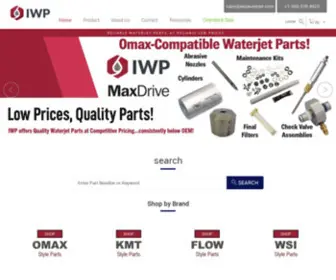 Iwpwaterjet.com(The Smart Move in Waterjet) Screenshot