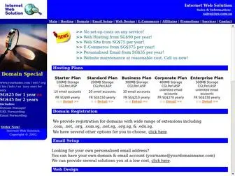 IWS.com.sg(Internet Web Solution) Screenshot