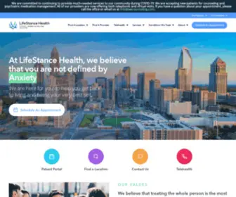 Iwscounseling.com(LifeStance Health) Screenshot