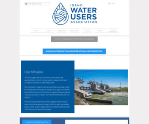 Iwua.org(Idaho Water Users Association) Screenshot