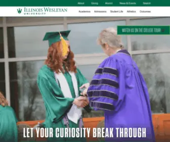 Iwu.edu(Illinois Wesleyan University) Screenshot