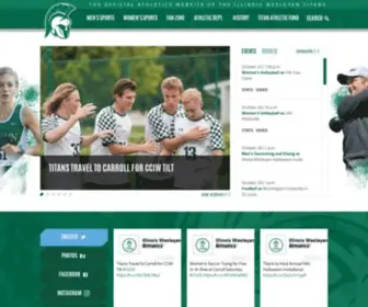 Iwusports.com(Illinois Wesleyan University Athletics) Screenshot