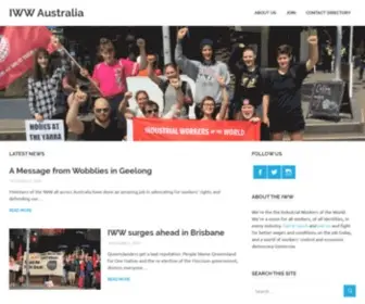 IWW.org.au(IWW Australasia) Screenshot