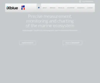 Ixblue.com.au(Oceanographic Survey) Screenshot