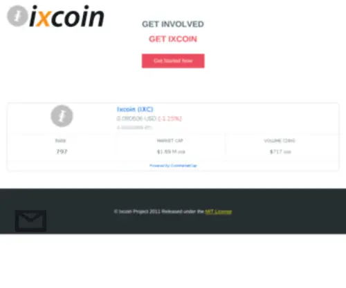 Ixcoin.net(My Site) Screenshot