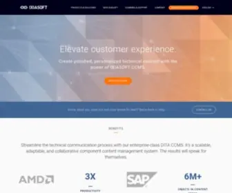 Ixiasoft.com(#1 DITA CCMS) Screenshot