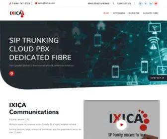 Ixica.com(IXICA Communications Inc) Screenshot